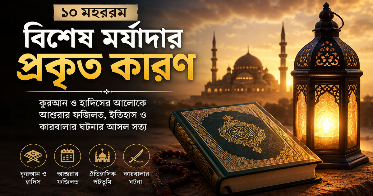 ১০ মহররমের বিশেষ মর্যাদার প্রকৃত কারণ কী? কুরআন-হাদিসের আলোকে আশুরার ফজিলত ও ঐতিহাসিক সত্য