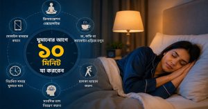 অনিদ্রা দূর করার সহজ উপায়, ঘুমানোর আগে মাত্র ১০ মিনিট একটি কাজ করুন