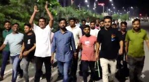 আওয়ামী লীগের নাশকতা ঠেকাতে নারায়ণগঞ্জে উজ্জলের নেতৃত্বে শান্তি মিছিল